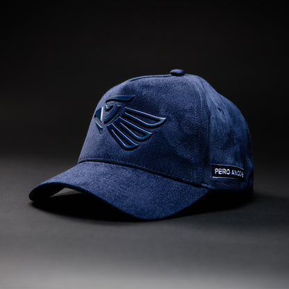 HECHO EN MEXICO BLUE SUEDE HAT