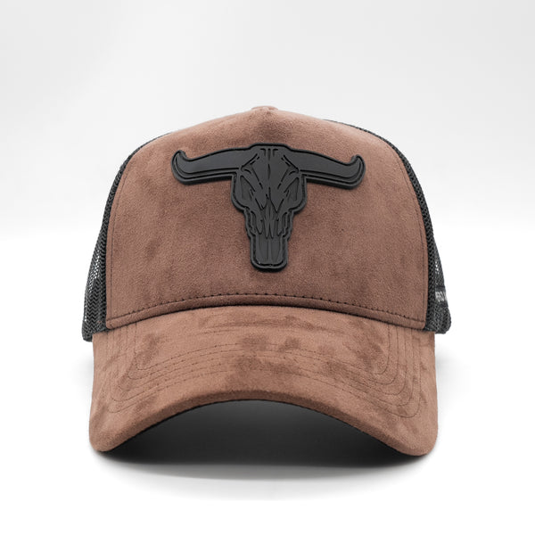 BLACK BULL BROWN HAT