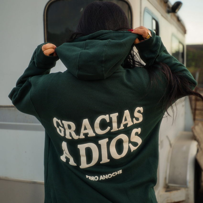 GRACIAS A DIOS Green Hoddie