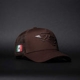 HECHO EN MEXICO BROWN HAT