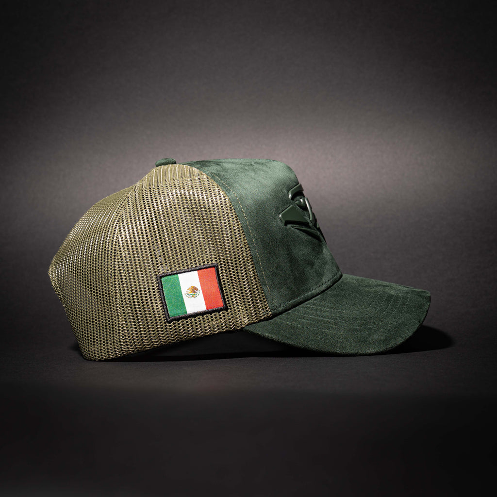 HECHO EN MEXICO DARK GREEN HAT