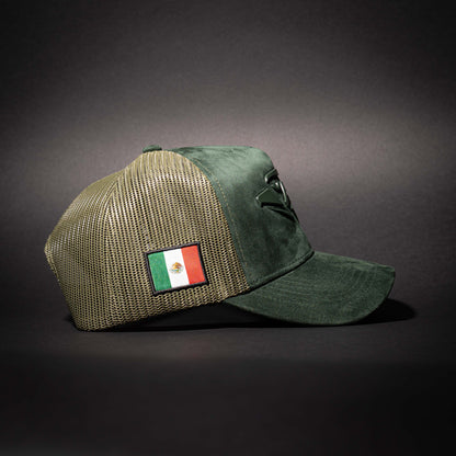 HECHO EN MEXICO DARK GREEN HAT
