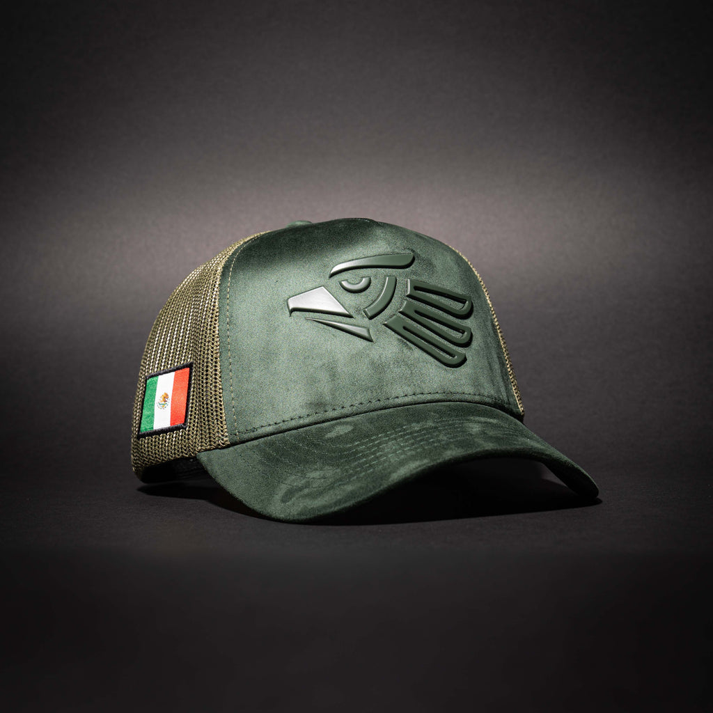 HECHO EN MEXICO DARK GREEN HAT