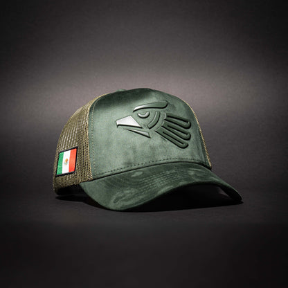 HECHO EN MEXICO DARK GREEN HAT