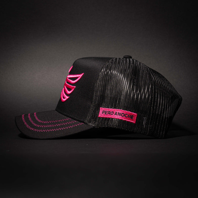 HECHO EN MEXICO BLACK & HOT PINK HAT