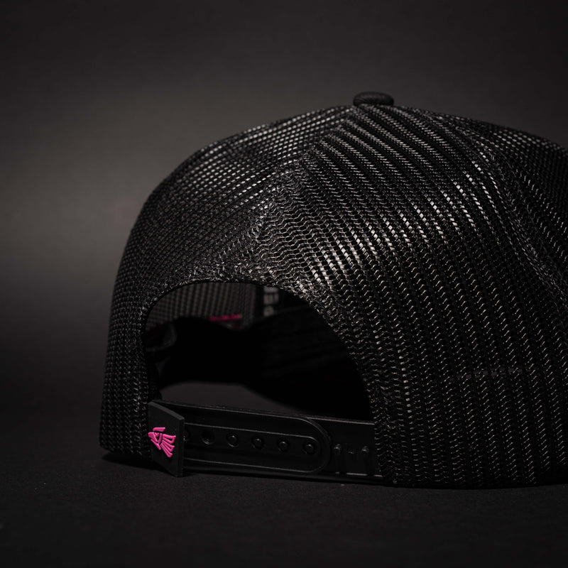 HECHO EN MEXICO BLACK & HOT PINK HAT