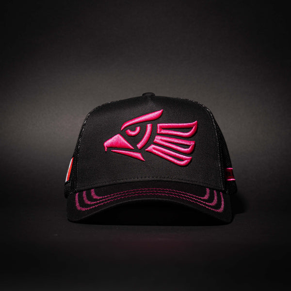 HECHO EN MEXICO BLACK & HOT PINK HAT